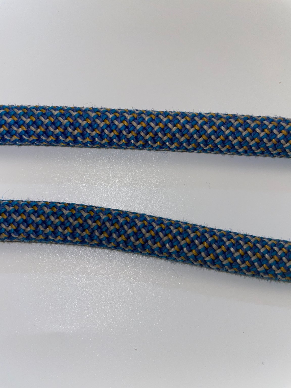 Blue White Upcycled Climbing Rope