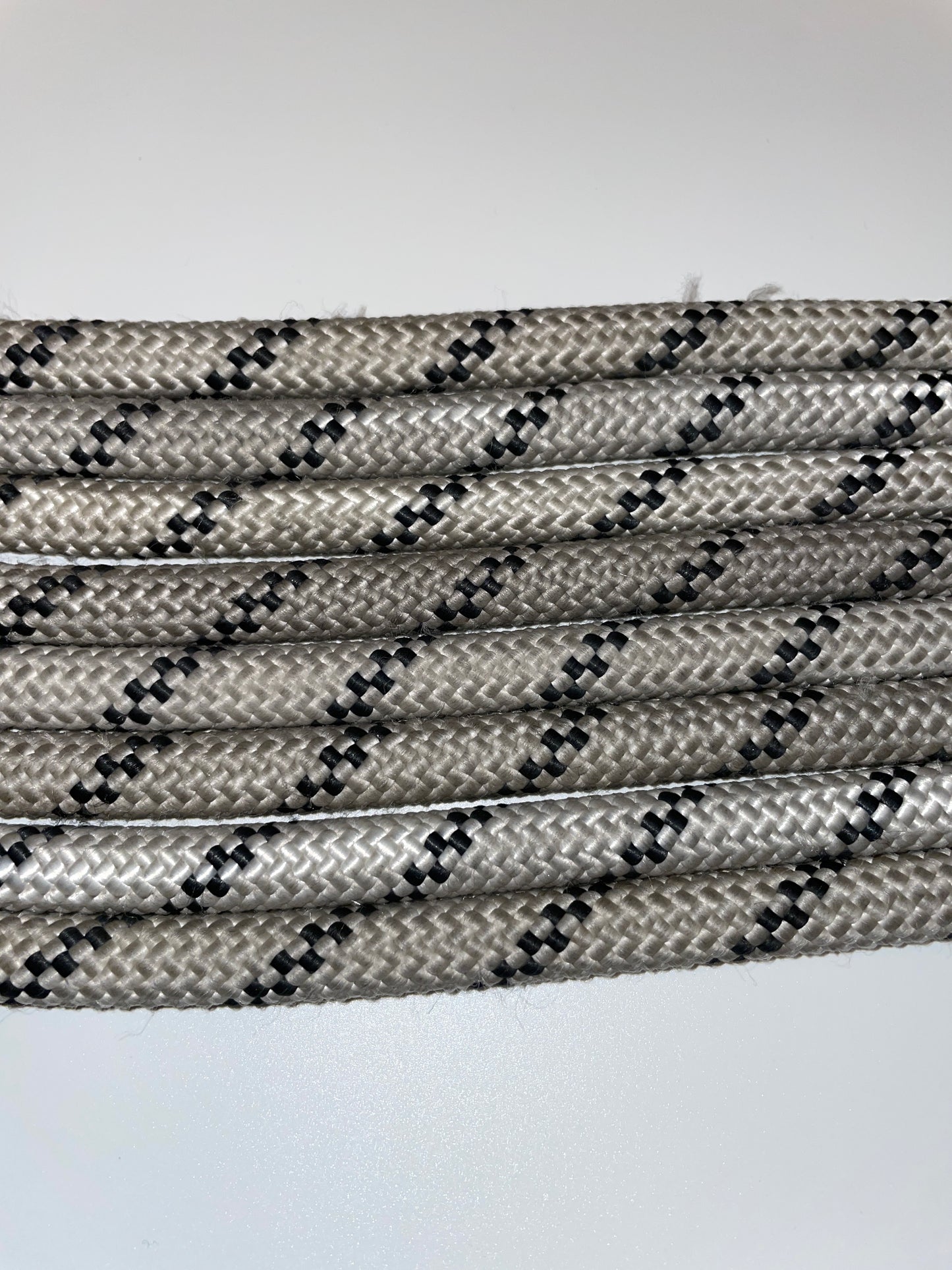 White Upcycled Climbing Rope Dog Leash