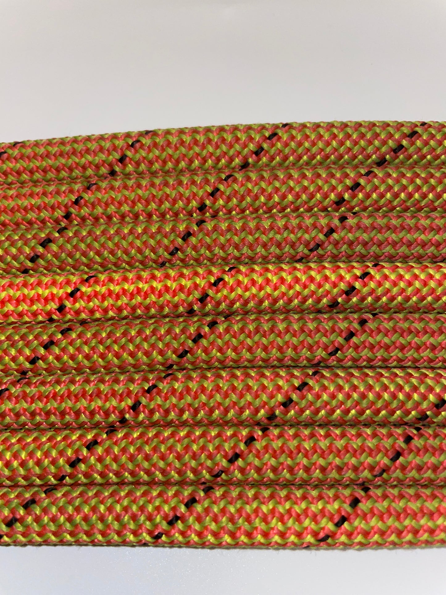 Knotty Paw Yellow Red Upcycled Climbing Rope for Dog Leash