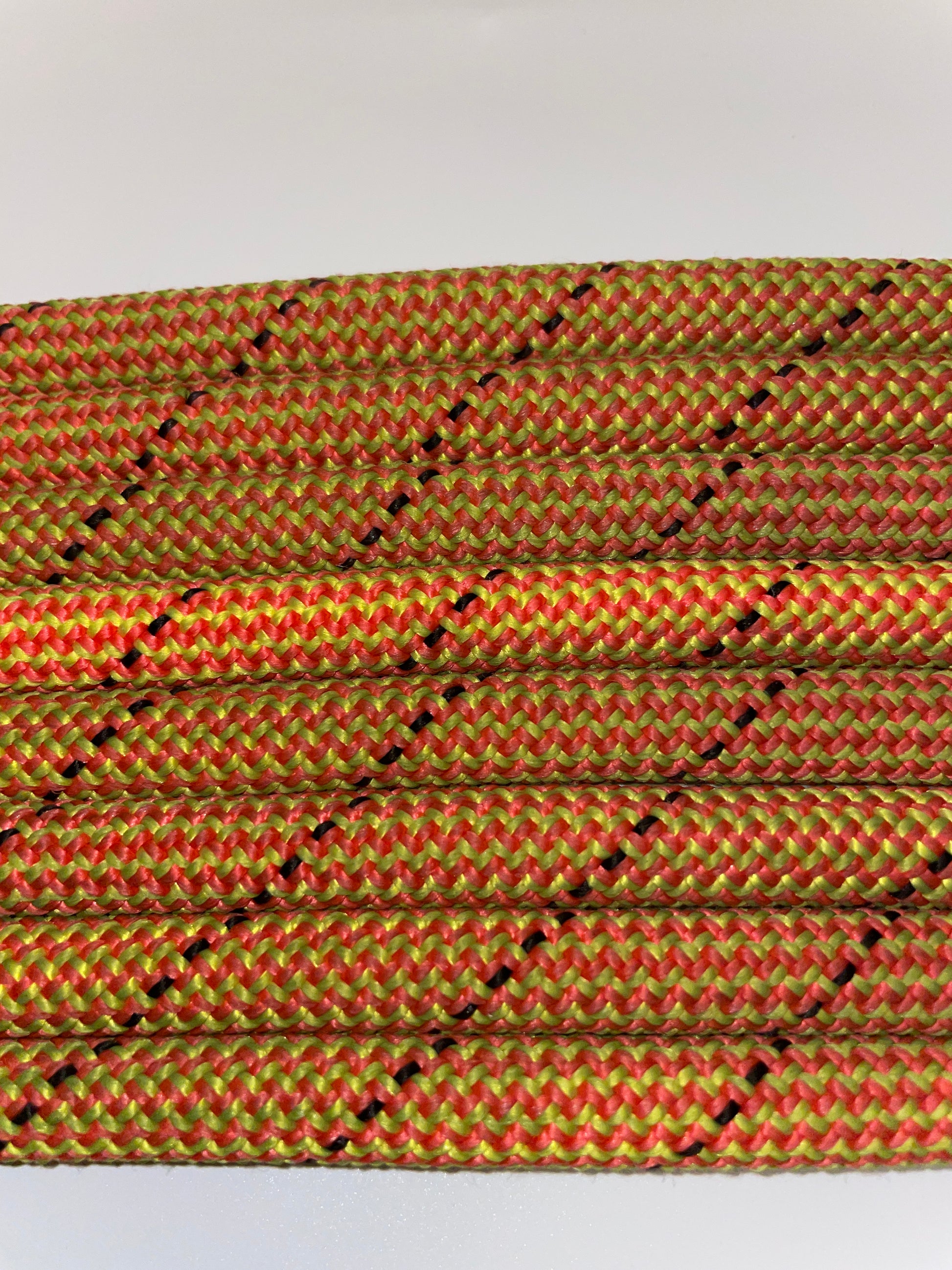 Knotty Paw Yellow Red Upcycled Climbing Rope for Dog Leash