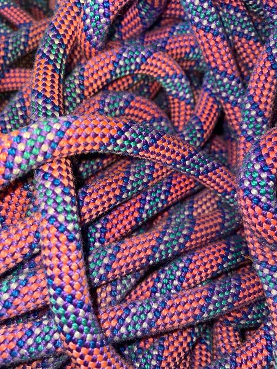 Blue Pink Upcycled Climbing Rope