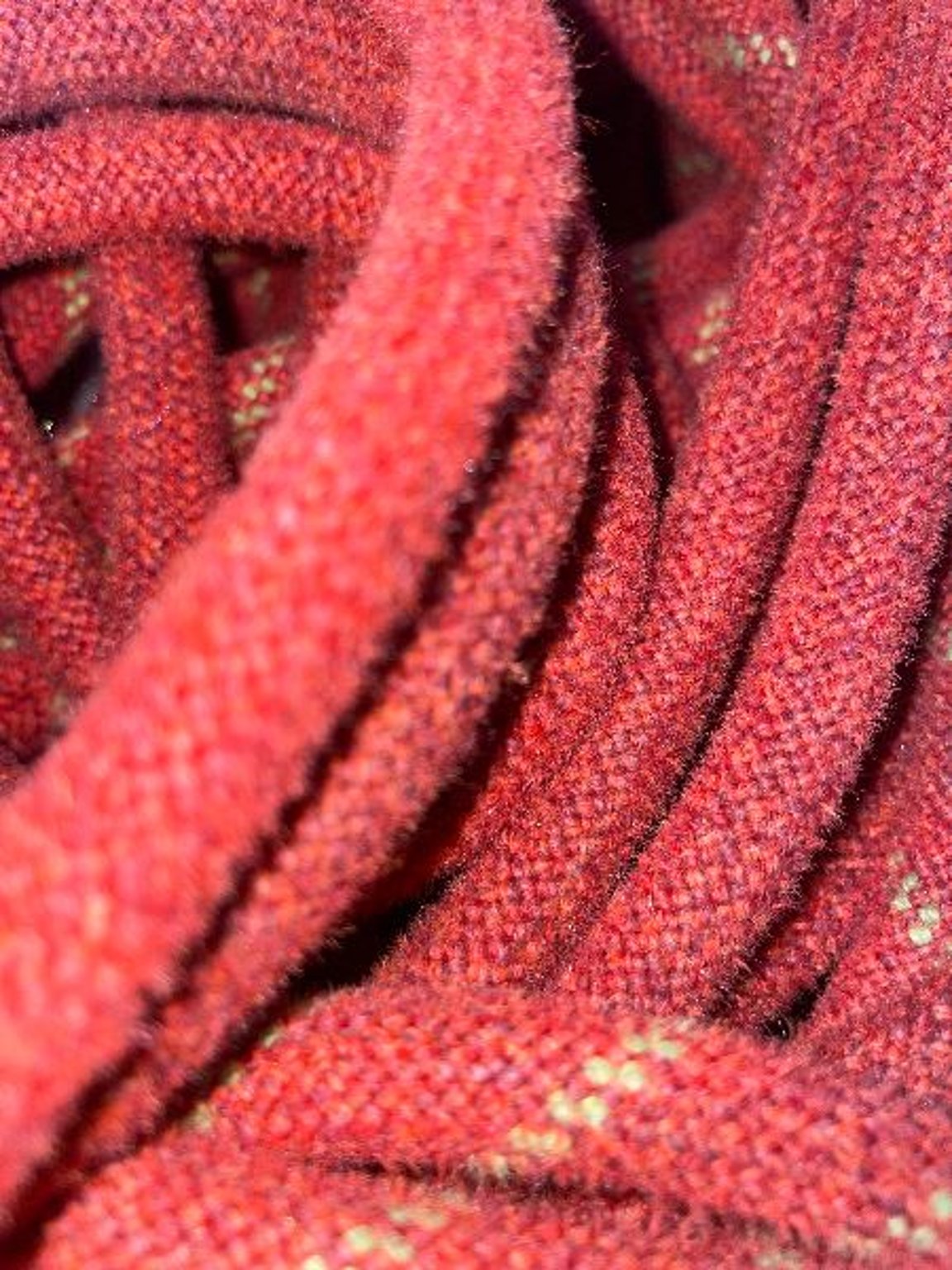 Red Elmo Upcycled Climbing rope