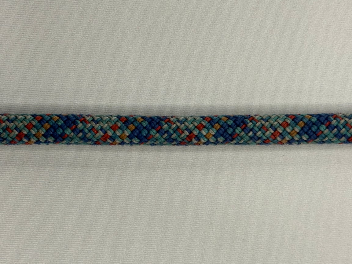 Blue Upcycled Climbing Rope Dog Leash Eco-Friendly