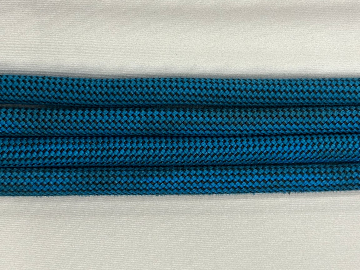 Blue Upcycled Climbing Rope Dog Leash Eco-Friendly