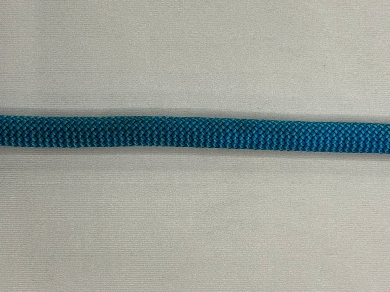 Blue Upcycled Climbing Rope Dog Leash