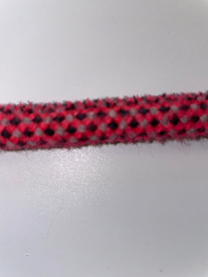pink black Upcycled Climbing Rope Dog Leash Eco-Friendly 