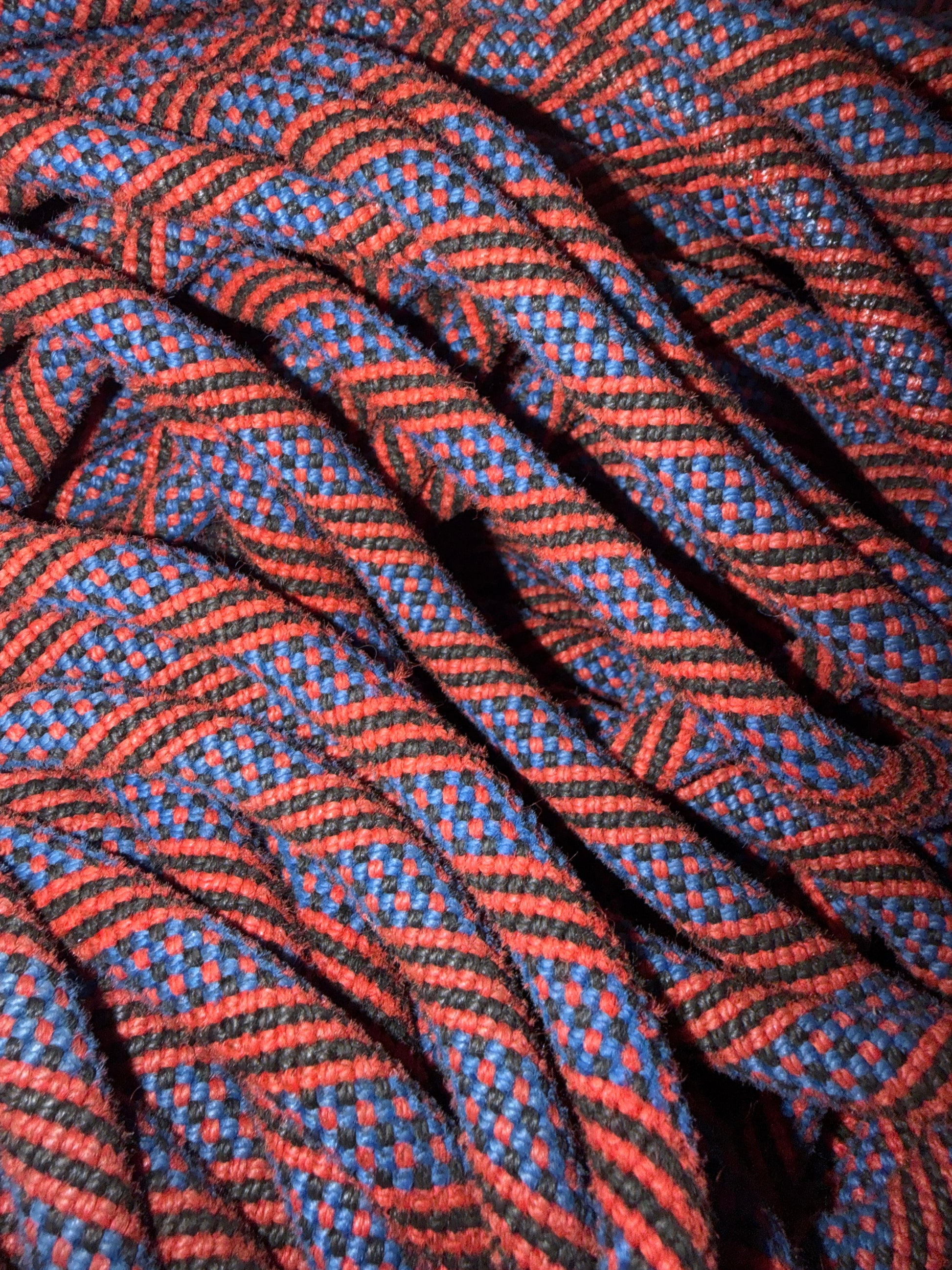 Red/Blue/Black - Crimson Crux - Upcycled Climbing