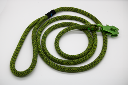 Dark Green Upcycled Leash