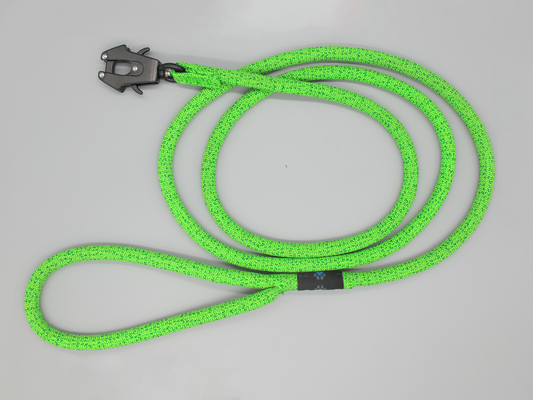 Bright Green Upcycled Leash