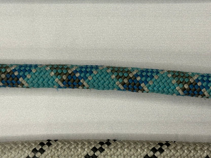 Blue White Upcycled Climbing Rope Dog Leash Eco-Friendly 