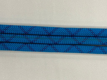 Blue with Blue Stripe Upcycled Climbing Rope Dog Leash Eco-Friendly 