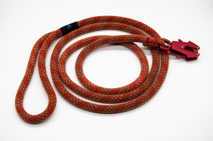 Dark Orange Upcycled Leash